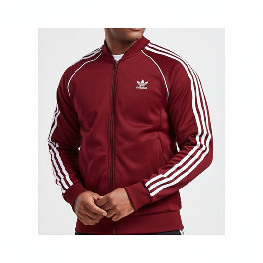 Adidas Zipped Sweatshirt Bordeaux (IC4512-BORDEAUX) Men