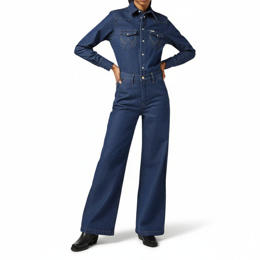 Wrangler TROUSER COVERALL AGED BLUE (112356439) Women