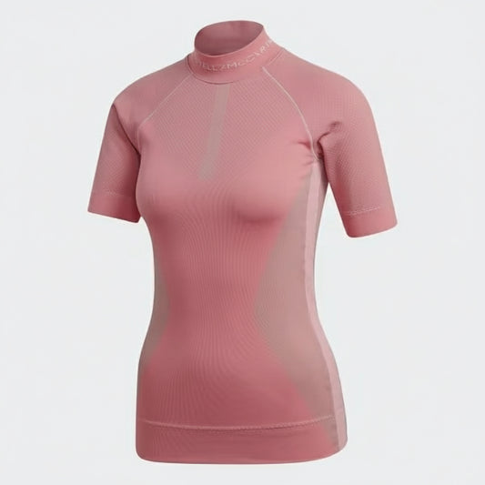 Adidas Short Sleeve T-shirts RUN KNIT TEE (FL1721-PINK_BROWN) Women