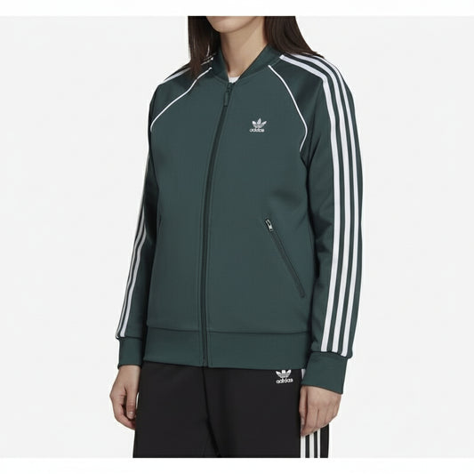 Adidas SST Trefoil Track Jacket Green, Women