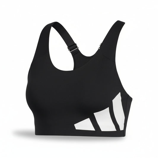 Adidas Bra ULT ALPHA 3BAR (GR8205-BLACK_WHITE) Women
