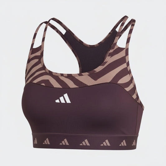 Adidas Bra W HYGLM MS B (IB3621-BROWN) Women