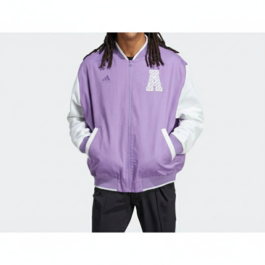 Adidas LGM Varsity Baseball Jacket Violet, Unisex