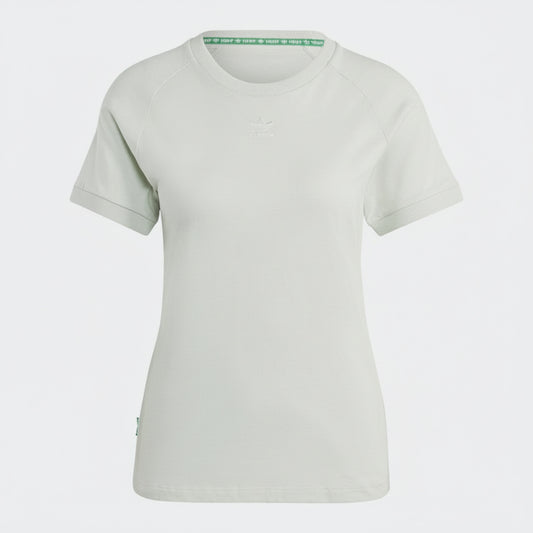 Adidas Short Sleeve T-shirts ESS+ T-SHIRT (HA7151-GREEN) Women