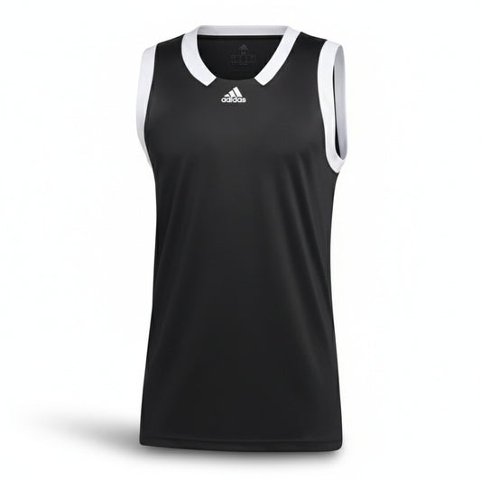 Adidas TANK TOP M ICON SQUAD J (HF6719-BLACK_WHITE) Men