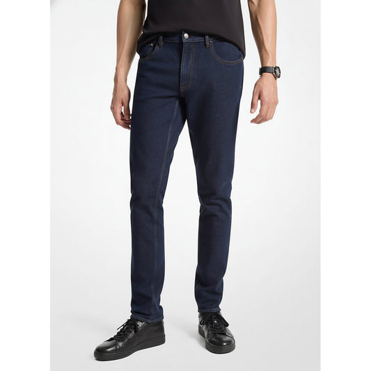 Michael Kors Dark Blue Slim Fit Jeans (CF49A5G31X-MARSHALL) Men