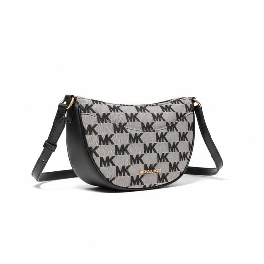Michael Kors Dover MK Logo Crossbody Bag Black, Women