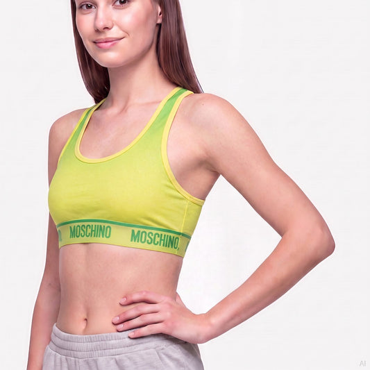 Moschino Ombre Sports Bra Yellow (A08084422-1396), Women