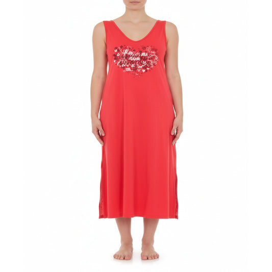 Moschino Heart Sequin Nightdress Red (A26349516-0215) Women