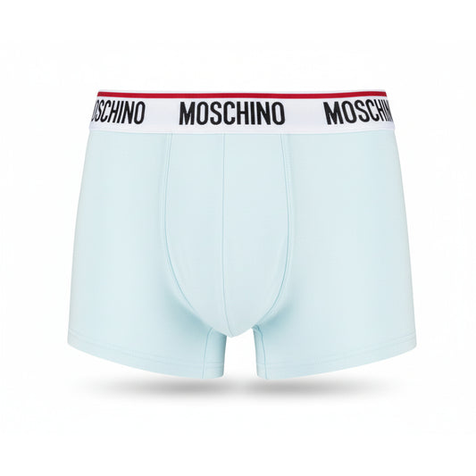 Moschino Logo Waistband Boxer Briefs Light Blue (A13944300-0332) Men