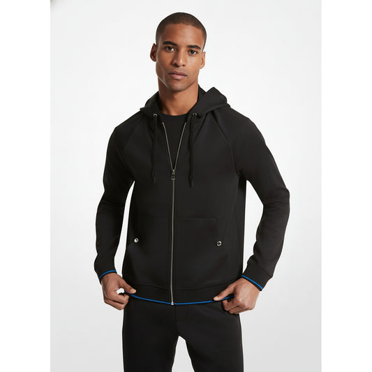 Michael Kors Black Zip Up Hoodie (CS451V44GE-BLACK) Men