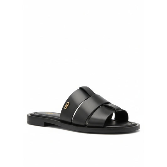 Michael Kors Multi-Strap Slide Sandals Black, Women