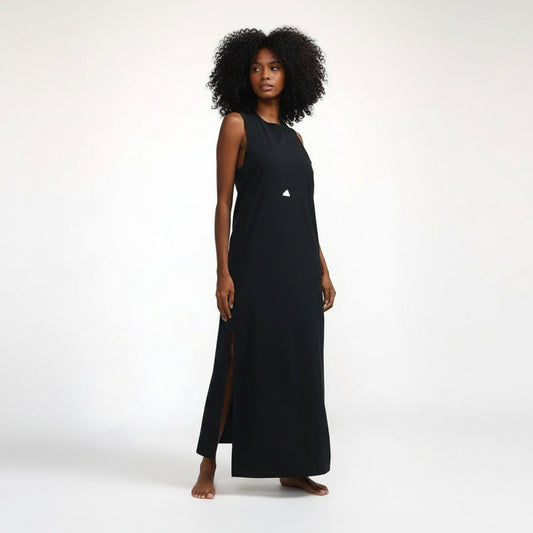 Adidas Dresses W NEW RIB DRS (HG4378-BLACK_WHITE) Women