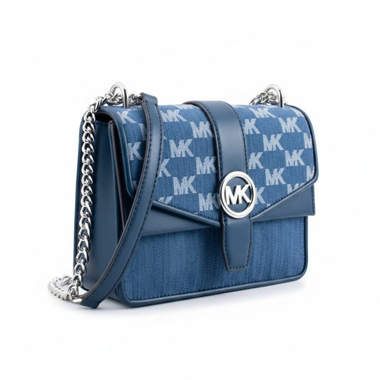 Michael Kors Monogram Crossbody Bag Navy (35T5SGRC1J-NAVY) Women