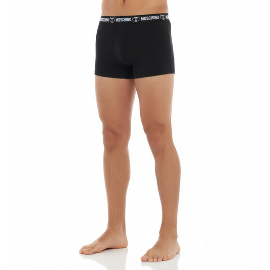 Moschino Logo Band Boxer Briefs Black, Men