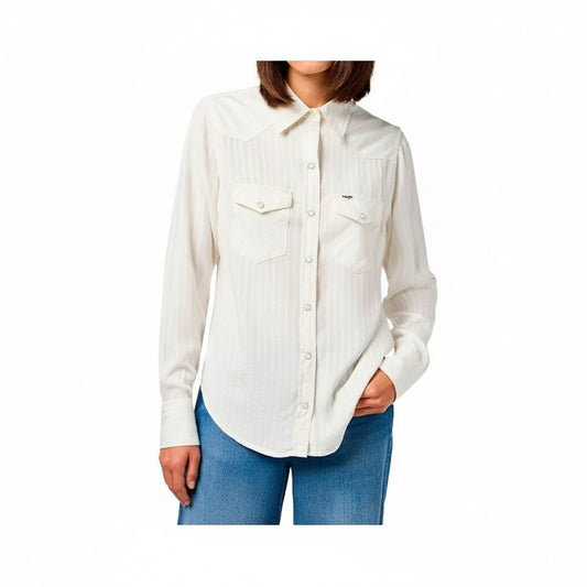 Wrangler WESTERN SHIRT WORN WHITE (112350290) Women