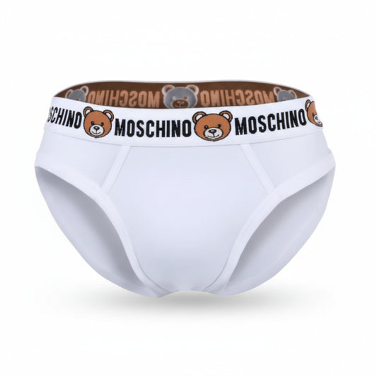 Moschino Teddy Bear Brief White (A13844402-0001) Men