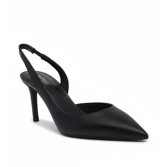 Michael Kors Alina Black Pointed Toe Slingback Pump, Women
