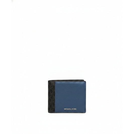 Michael Kors Hudson Bifold Wallet Navy Black, Women