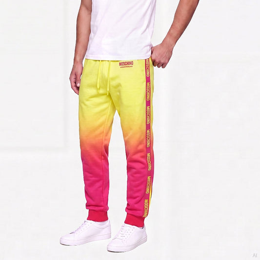 Moschino Ombre Gradient Joggers Multi Fucsia (A68124421-1215), Men