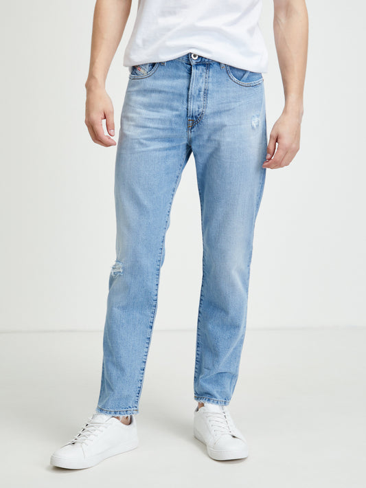 Diesel Ripped Skinny Fit Jeans Mharky Blue (00SH3Q-080AF-3324424) Men