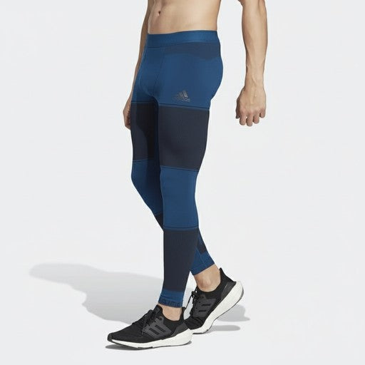 Adidas Colorblock Performance Leggings Blue, Men