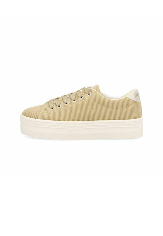 No Name Sneakers Wedge PLATO M SNEAKER RIB Brown (NO811A0AH-O11) Women