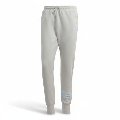 Adidas Grey Sweatpants with Blue Stripes, Men