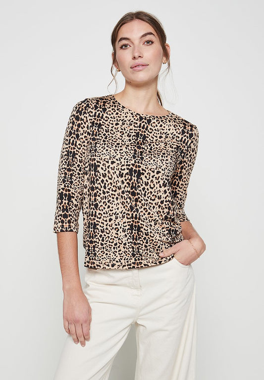 Vero Moda VMLEONORA 34 TOP JRS LT Brown (ZZO1TKM03-Q01) Women