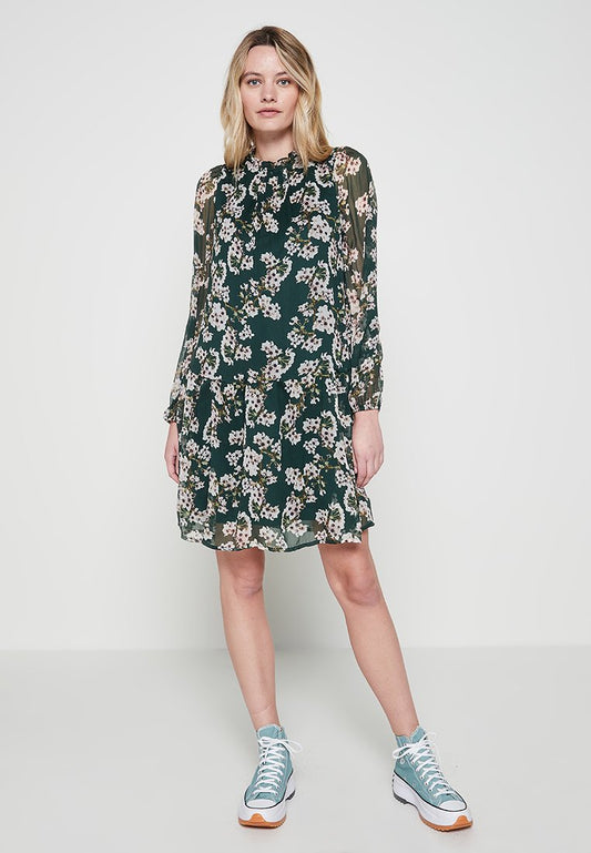 Vero Moda VMFREYA FALL KNEE DRESS WVN Dark green (ZZO1TKN07-M00) Women