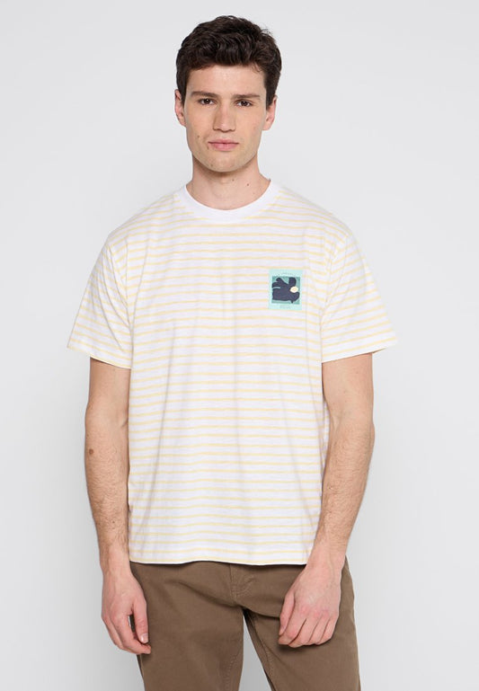 Mexx Striped t-shirt with chest print SS (ZZO32DT60-A00) Men