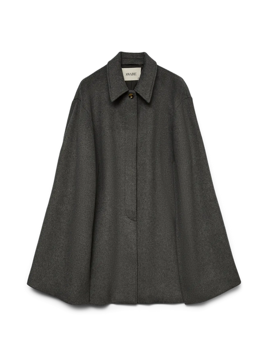 Awmolli Long Cape Vip Medium Grey Melange (10344193) Women