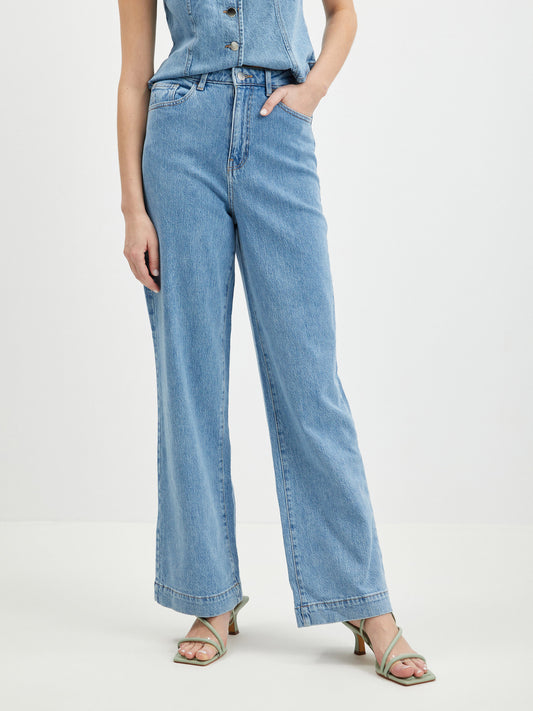 Aware By Vero Moda Wide Leg Jeans Rebecca Blue (10279215-3545278) Women