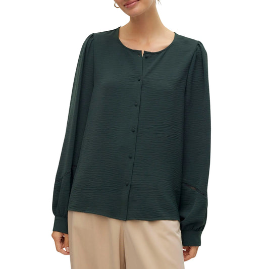 Vero Moda Alva Tape LS Shirt (10319841-SCARAB) Women