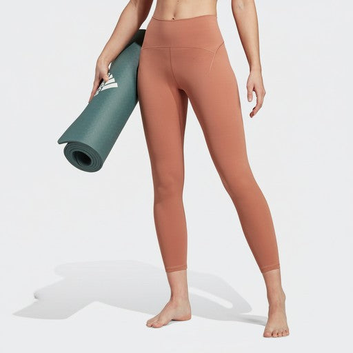 Adidas YGA LUX High-Waist Leggings Terracotta, Women