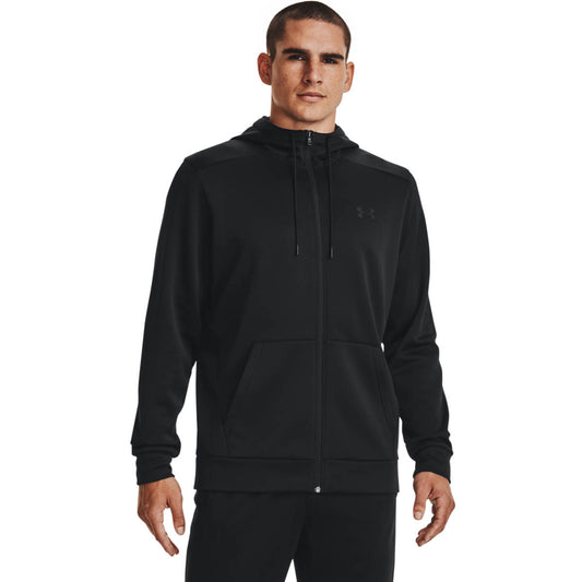 UA ARMOUR FLEECE FZ HOODIE (1373357-001) Men