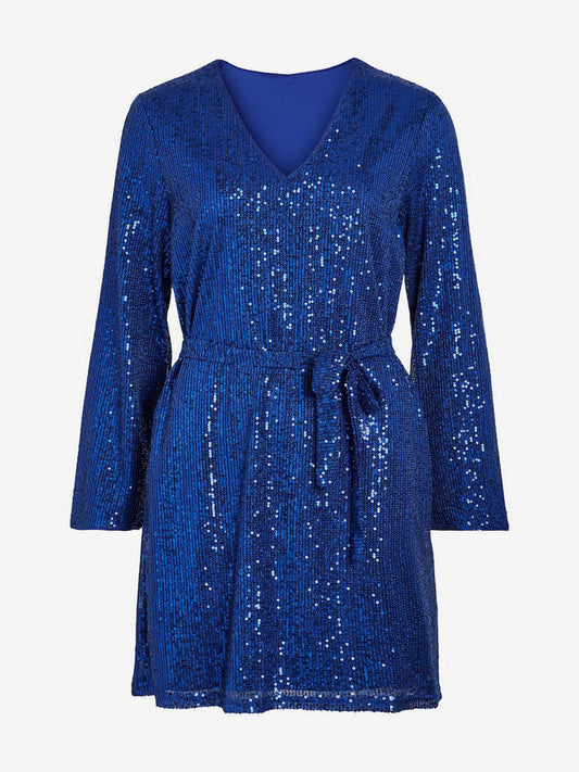 Vila Viglitas Deep Dress Blue (14089945-3939337) Women