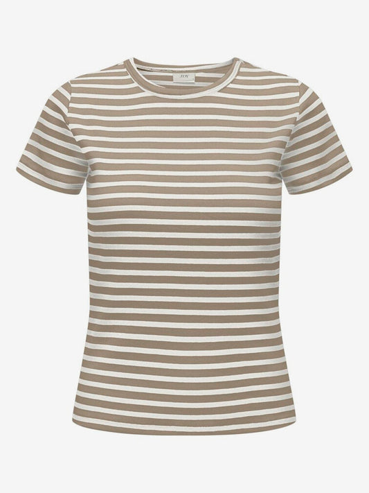 Jdy Striped T-Shirt Brown (15314449-4823933) Women