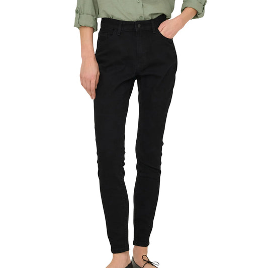 JDY Moon High Waist Skinny Jeans (15315975-BLACKDENIM) Women