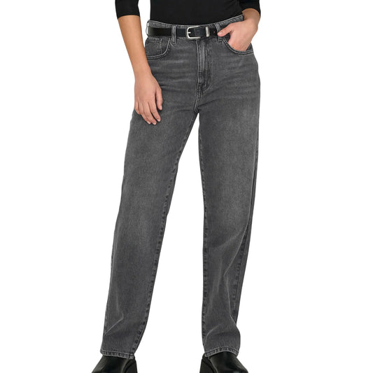 Only Robyn Straight Jeans (15325107-DARKGREYDEN) Women