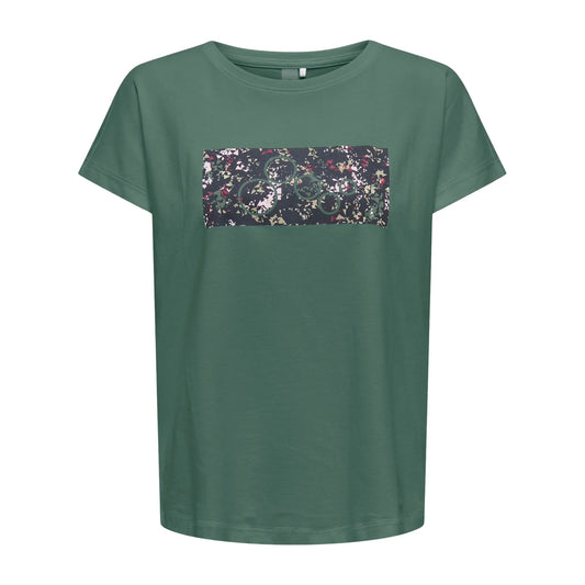 Only Play Font Life Shirt (15338961-DUCKGREEN) Women