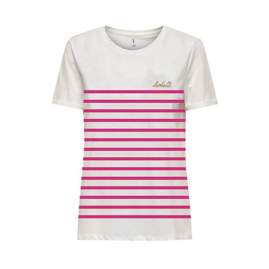 Only Lacy Life Stripe T-shirt (15369012-CLDDNCRPNKY) Women