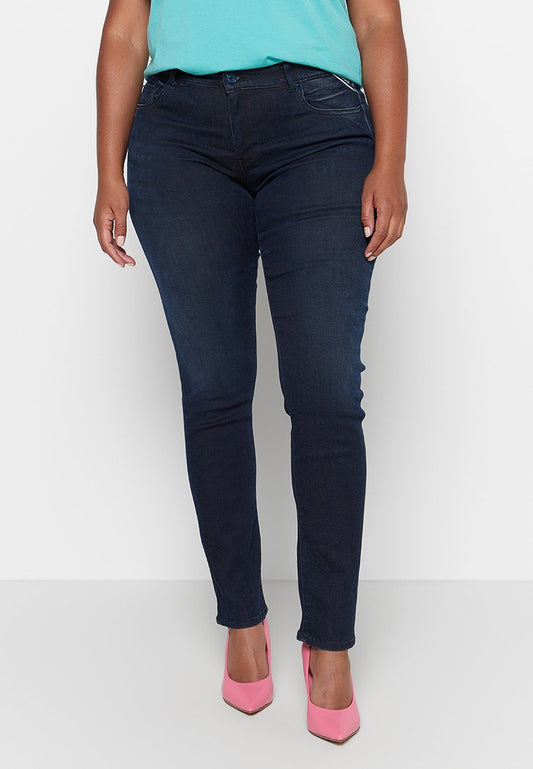 Replay 11.5 OZ HYPERFLEX BRIGHT BLUE STR. DENIM Dark Blue (ZZO2B5B92-K00) Women