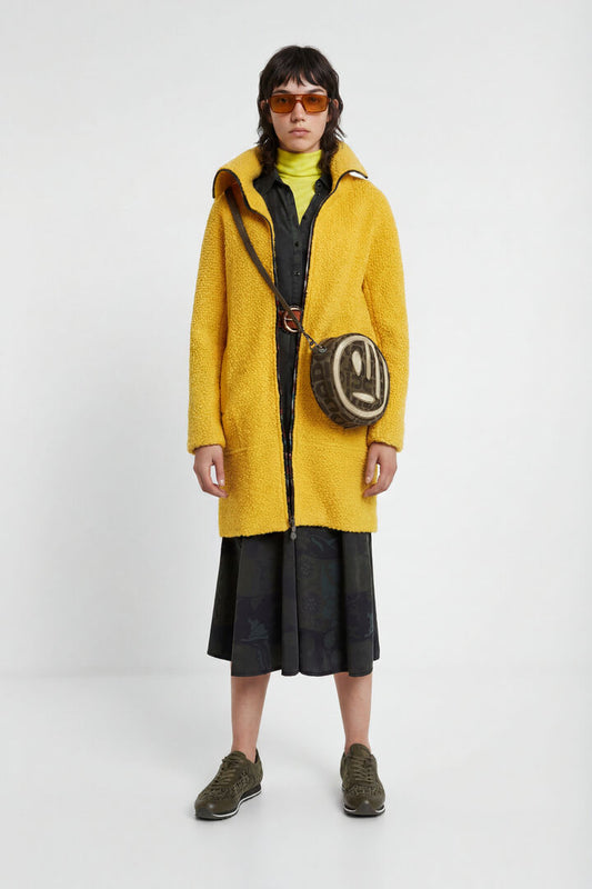 Desigual Coat Land Mustard (19WWEWCD_8067) Women