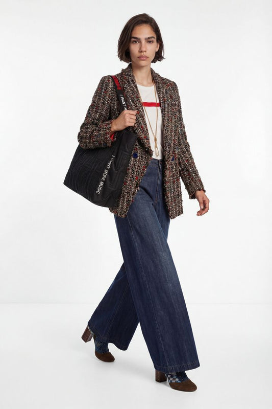 Desigual Coat Drava Grey Turba (19WWEWCM_2019) Women