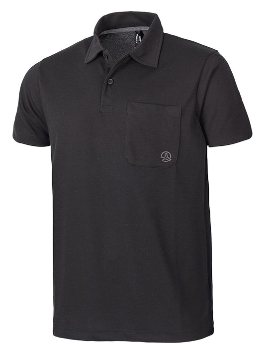 TERNUA Performance Polo Shirt "Norman" Black Men