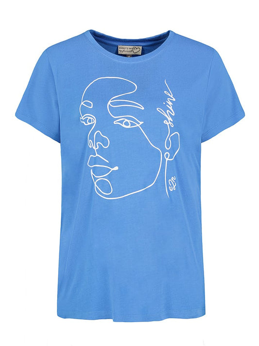 Eight2Nine Shirt Light Blue Women