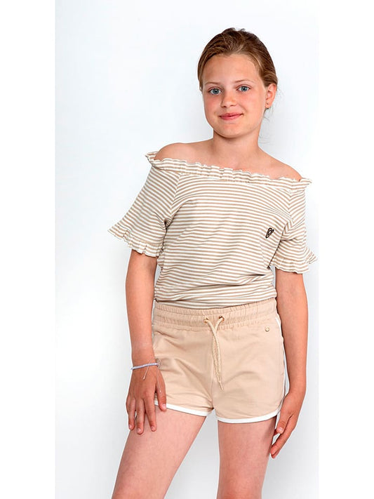 no way monday Sweat Shorts Beige Kids