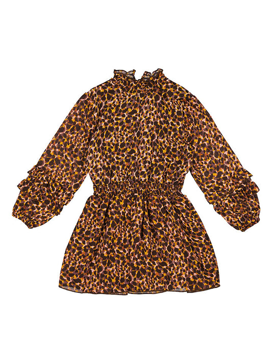 Koko Noko Dress Brown / Beige Kids