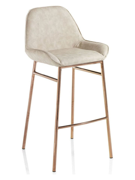 TFT Home Stool "Montgomery" Beige (W)49,5 x (H)105 x (D)41 cm Unisex